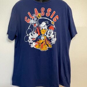 Disney Men’s Navy Classic Character Tee